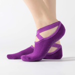 Closed Toe With Elastic Cross Over Electric Purple