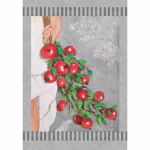 Printed Kitchen Towel Pomegranate Bush