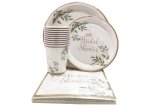 Bridal Shower Paperplate Set 40PC Set