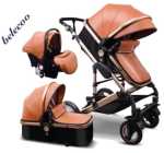 Belecoo Pu Leather 3 In 1 Travel System