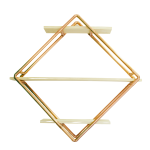 Copper Wall Mounted Diamond Wall Unit