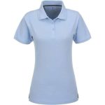 Ladies Calgary Golf Shirt Light Blue