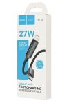 Hoco X112 Type C To Iphone Fast Charging Cable With LED Display 27W