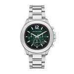 Sage Mens Silver Stainless Steel Strap WATCH-MK9191