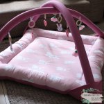 Playmat Pink With White Bunnies