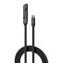 240W 2-IN-1 Usb-c Cable With Foldable Phone Stand Compatible With Iphone