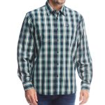 Jeep Mens Long Sleeves Yarndye Check Shirt Multi - Multi 5XL