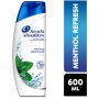 Head & Shoulders Anti-dandruff Shampoo Menthol Fresh 600ML