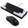 Rgb Backlit Keyboard With Detachable Type-c Cable & Wired Mouse-black