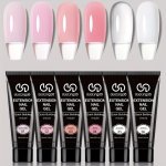 Extension Gel Nail Quick Build And Strengthening Formula Easy To Use Toothpaste Bottle