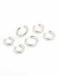 Waterproof Gold Plated Stainless Steel Thick Hoop Earrings
