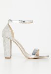 FUNK1 Block Heel - Silver