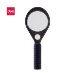 Deli 9092 Magnifier Glass 3X Black