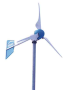 250VDC 3000W Wind Turbine 4M Rotor Dia.