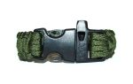 Paracord Bracelet With Whistle Flint