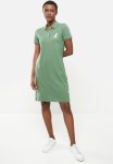 Polo Wmn Short Sleeve Big Pony Golfer Dress - Green