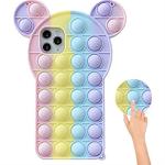 Pop It Bubble Iphone X Cover Pink Rainbow No Packaging No Warranty