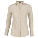 Ladies Long Sleeve Lisbon Shirt Stone