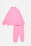 PoP Candy Contrast Tracksuit Set-pink & White