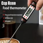 Kitchen Oil Thermometer Bbq Baking Temperature Measurement Electronic Food Thermometer Liquid Temperature Pen Battery Not Includ