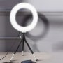 360 Rotatable Ring Light: Perfect For Live Streaming Make-up And Table Lamp Use - USB Powered Extendable Tripod Leg And Compatible With Most Devices