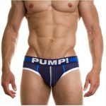 Pump Hollow Mesh Briefs Navy