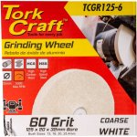 Tork Craft Grinding Wheel 125 X 20 X 32MM Bore Fine 60G White