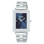 LORUS Ladies Rectangle Blue Dial Watch