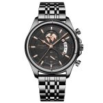 Apex Air Force - Stainless Steel Luxury Men's Watch Black