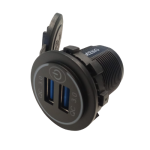 LUMENO Dual QC3 USB Socket With On off Switch