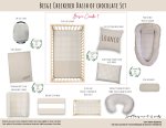 Cot Duvet Bedding Beige Checkered Dassh Of Chocolate Set Neutral