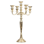 Antique Gold 5 Arm Candelabra 72.5 Cm