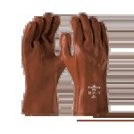 Pvc Brown Heavy Duty Glove 27CM