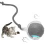 Amhsuret Electric Interactive Cat Toy Ball - Automatic Rolling Silicone Cat Toys For Indoor Cats Durable Chew-proof Motorized Kitty Ball With LED Lig