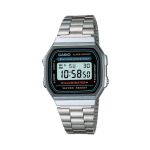 Casio Vintage Silver Unisex Watch A168WA-1WDF
