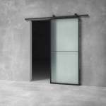 Glass Barn Door D011 - 2100 X 920 X 25MM Reeded Glass