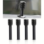 4PCS Car Door Lock Knobs Door Lift Bolt Auto Inner Door Pull Pins Aluminum Alloy Door Lock Cover Decor Universal Car Accessories