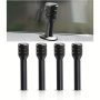 4PCS Car Door Lock Knobs Door Lift Bolt Auto Inner Door Pull Pins Aluminum Alloy Door Lock Cover Decor Universal Car Accessories For Most