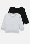 PoP Candy 2 Pack Plain Sweatshirt - Black & Grey Melange