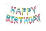 Party Happy Birthday Foil Balloon Banner 425MM Multi Colour