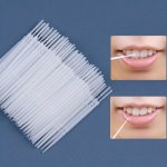 100 Pcs Pick Interdental Brush Double-head Brush For Teeth Cleaning Toothpick Oral Care Tool