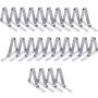 24 Piece Stainless Steel Tablecloth Clips Picnic Table Cloth Clips