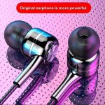Premium Wired Earphones With Microphone - Perfect For Smartphones Computers Gaming Karaoke. In-ear Design With Remote Control An