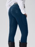 Women's Riding Pants Full Seat Non-slip Wear-resistant Equestrian Pants Quick Dry Women's Stretch Skinny Riding Pants Double Sid