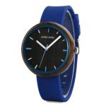 Silicone & Wooden Women's Watch R28-1