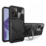 Shockproof Case With Slide Camera Lens Compatible With Oppo A77 4G