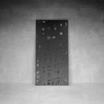 Eco Lasercut Screen D01 - 1800 X 900MM Black 6MM Indoor