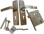 - Giorgio 3 Lever Door Lock & Handle Set - Silver