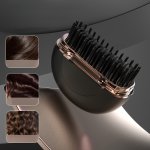 Cordless Hair Straightening Brush MINI Portable Negative Ion Heat Brush With USB Charging Fast Heating 3 Temperature Settings An