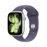 Apple Watch Series 11 Gps+cellular 46MM Silver Aluminium Case With Purple Fog Sport Band – S m
